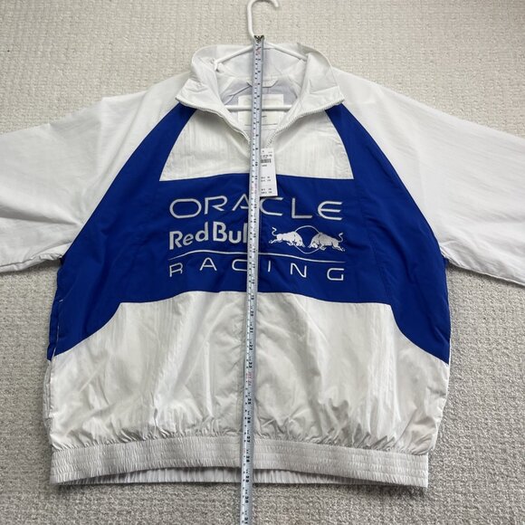 Hollister x Oracle Red Bull Racing Track Jacket Men’s L White / Blue Graphic - Picture 6 of 8